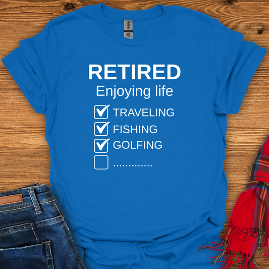 Retirement Checklist T-Shirt