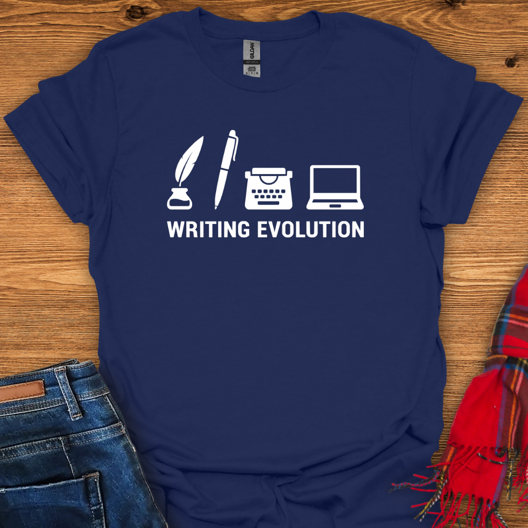 Writing Evolution T-Shirt