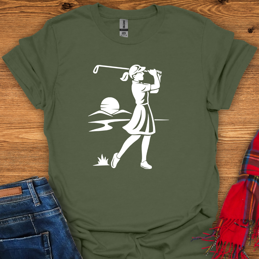 Sunset Golfer T-Shirt