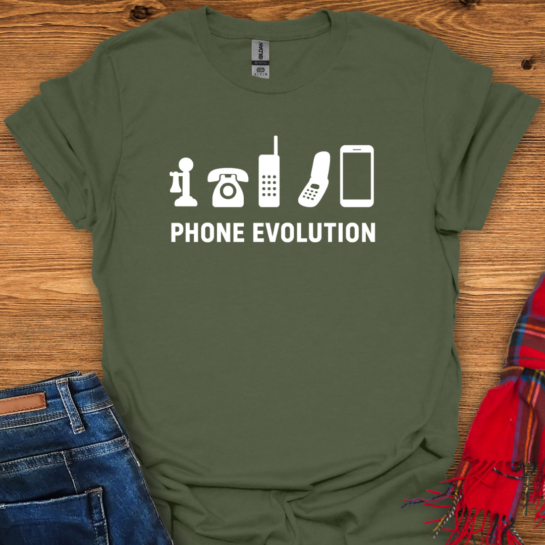 Phone Evolution T-Shirt