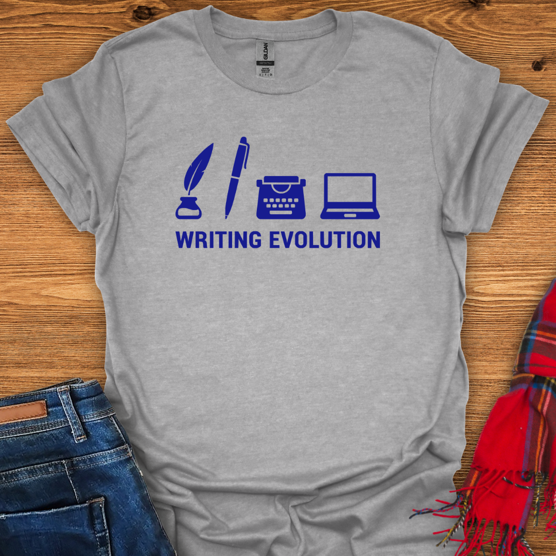 Writing Evolution T-Shirt