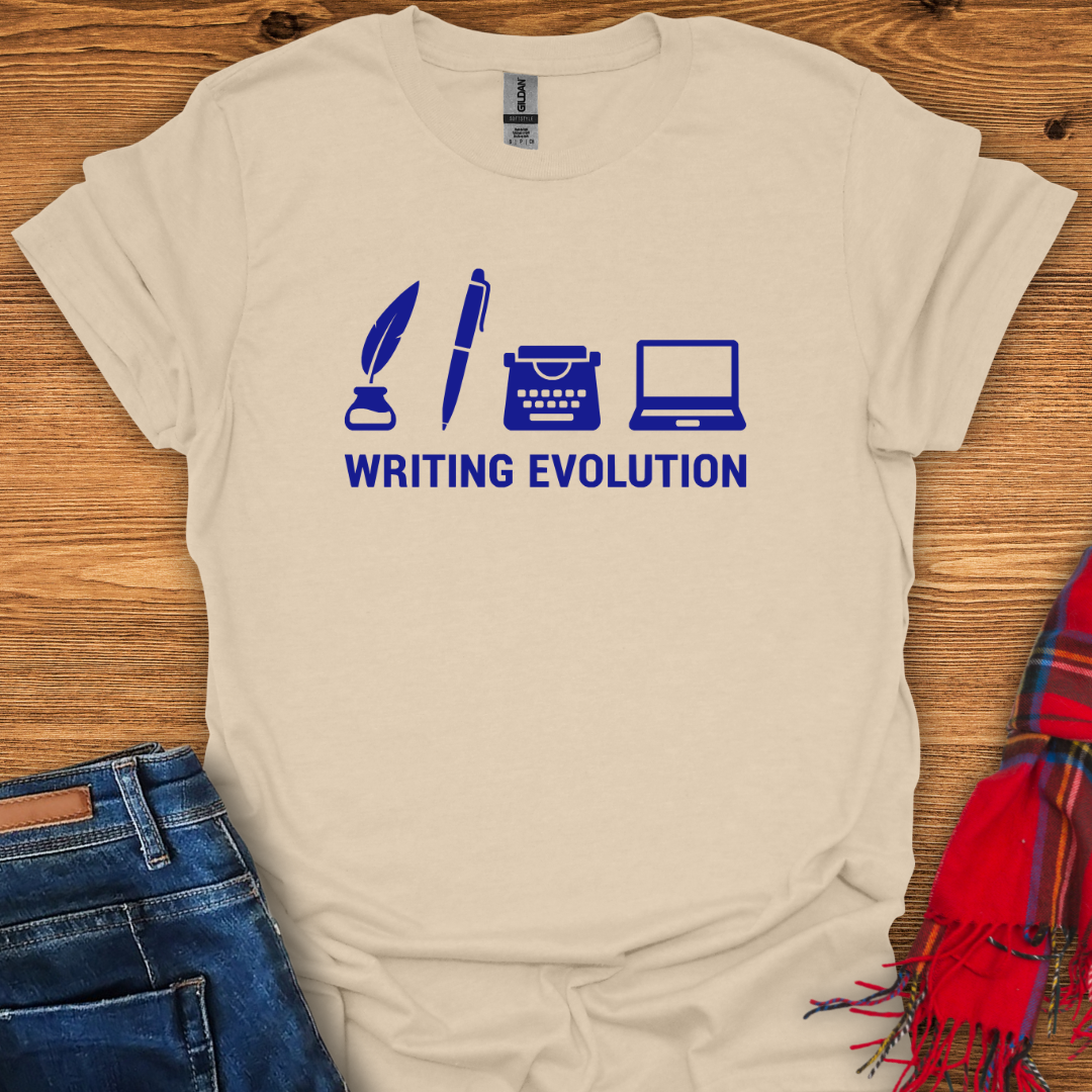 Writing Evolution T-Shirt