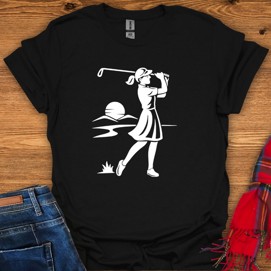 Sunset Golfer T-Shirt