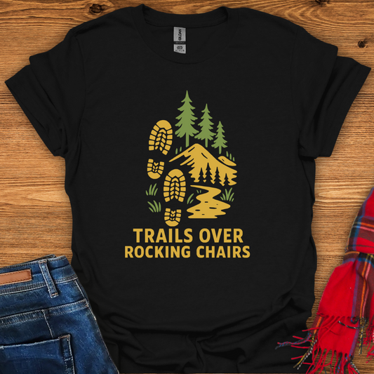 Trails Over Chairs T-Shirt