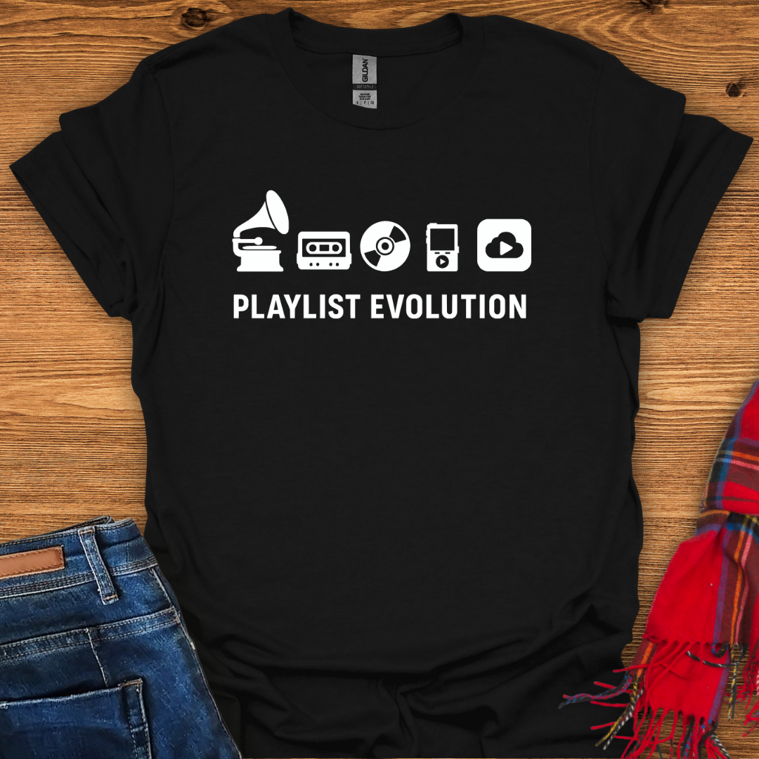 Playlist Evolution T-Shirt