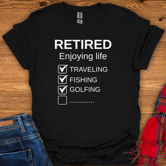 Retirement Checklist T-Shirt