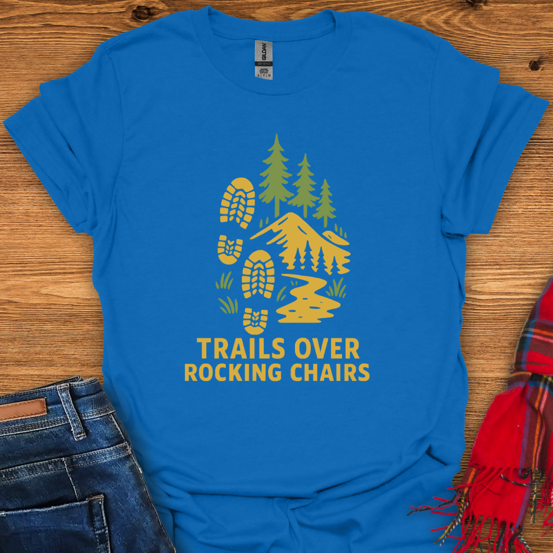Trails Over Chairs T-Shirt