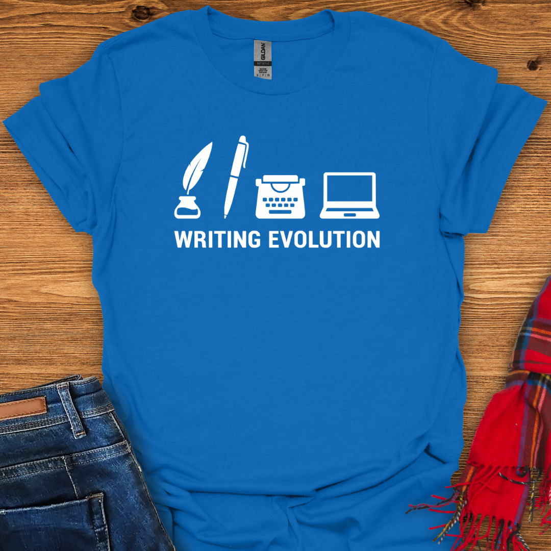 Writing Evolution T-Shirt