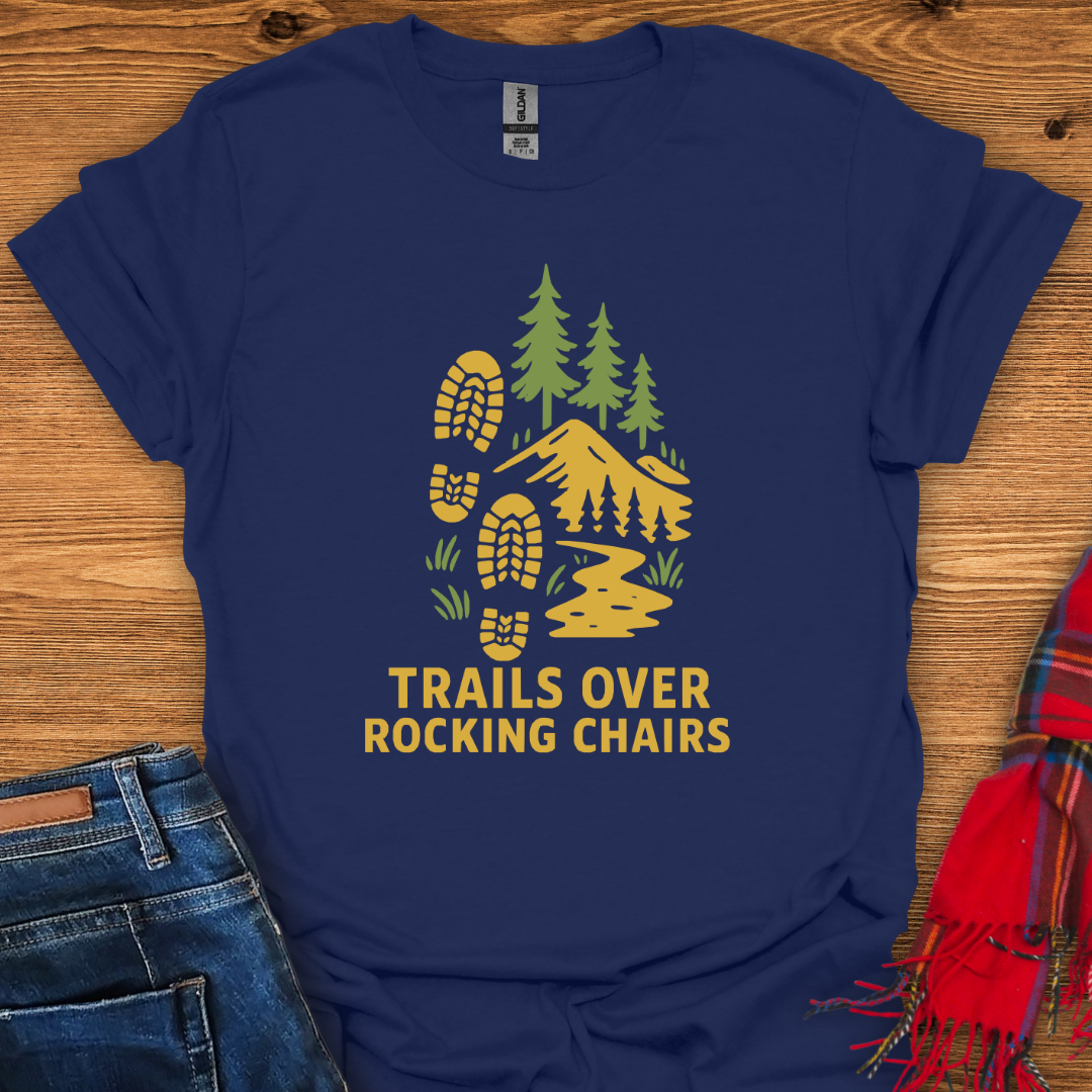 Trails Over Chairs T-Shirt