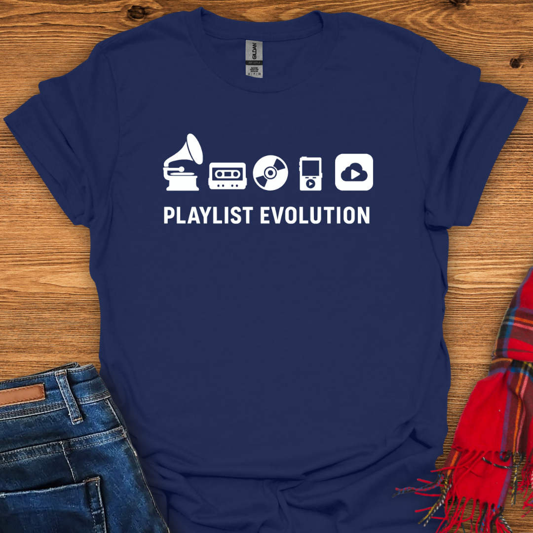 Playlist Evolution T-Shirt