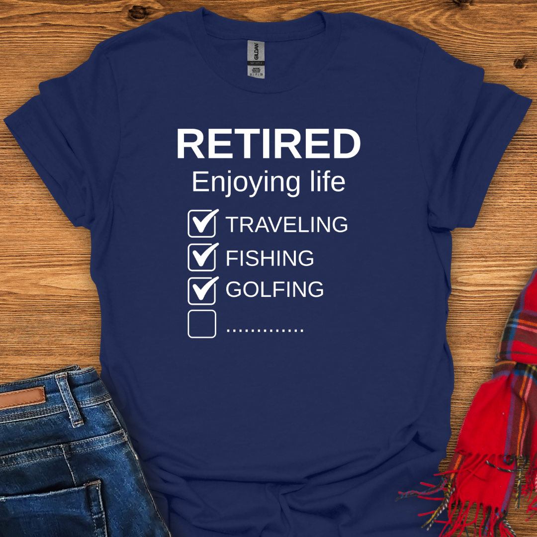Retirement Checklist T-Shirt