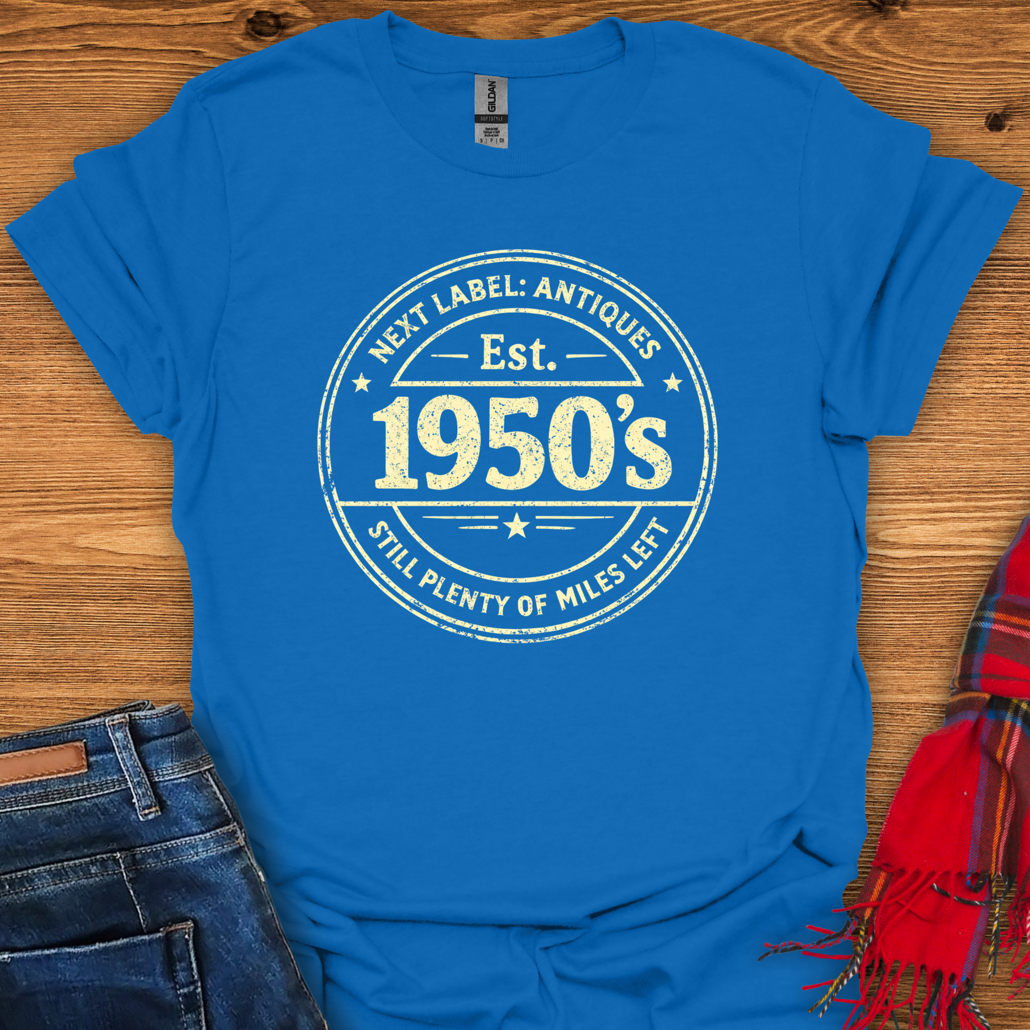Antique 1950s Label T-Shirt