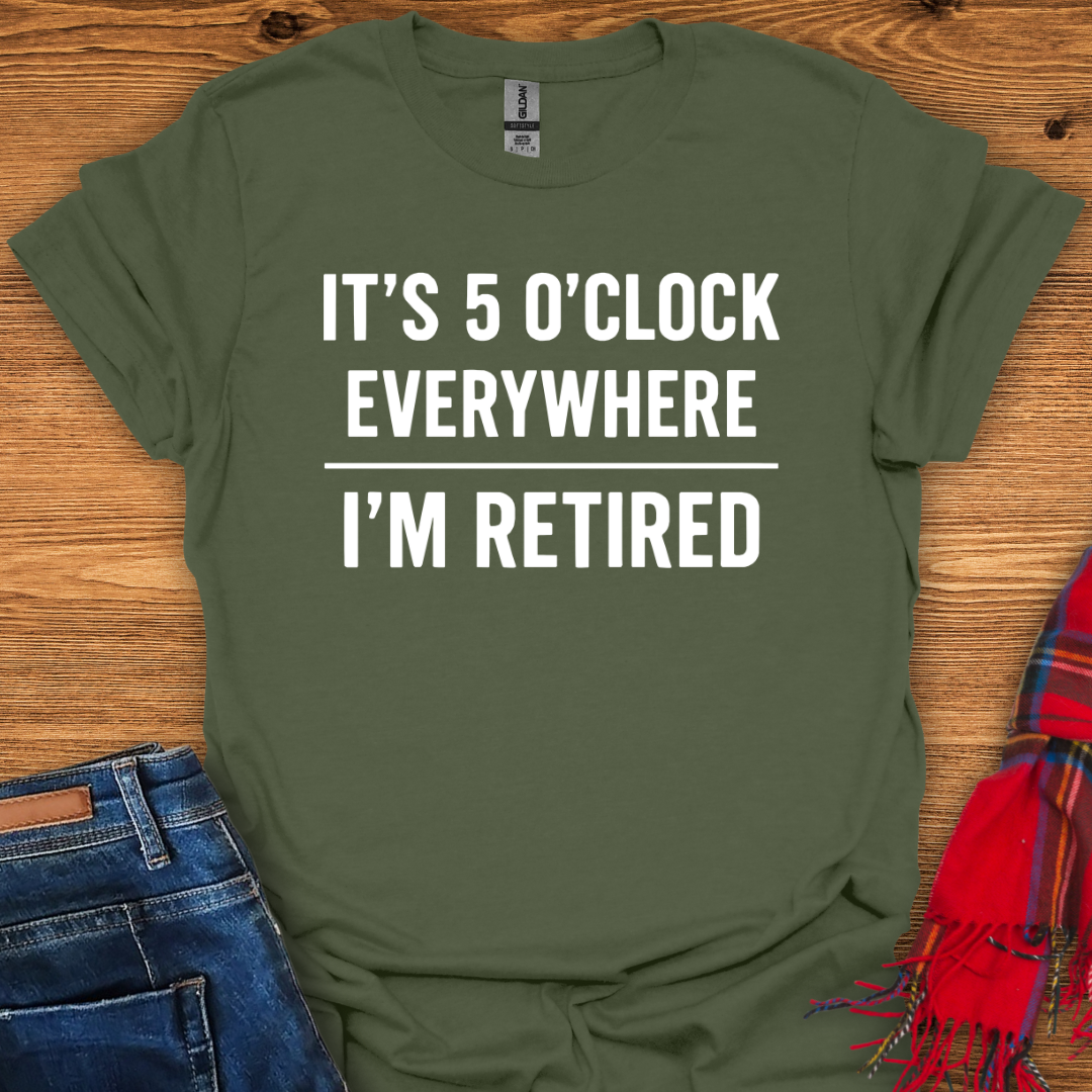 Retired Happy Hour T-Shirt