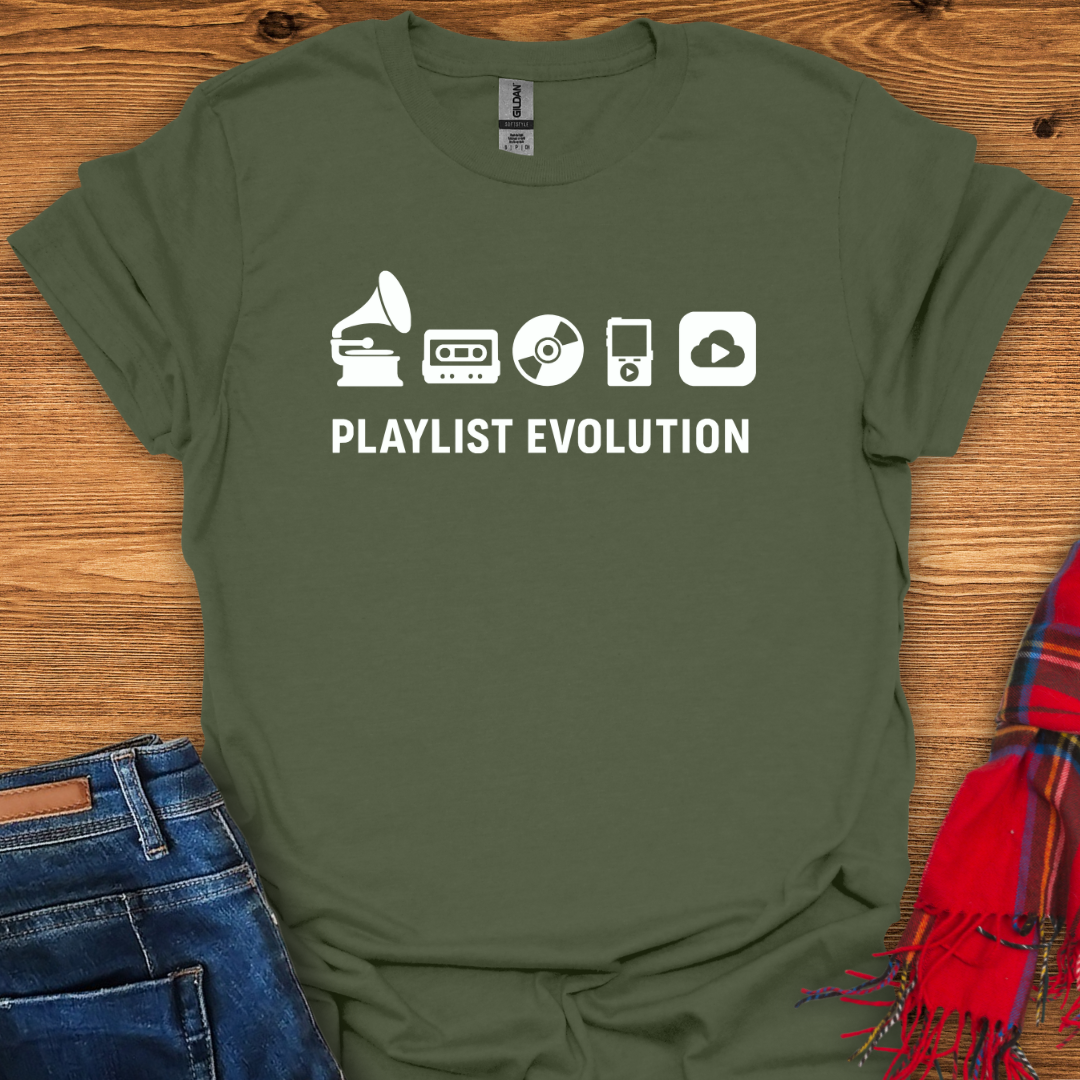 Playlist Evolution T-Shirt