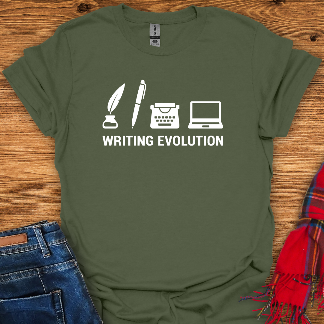 Writing Evolution T-Shirt