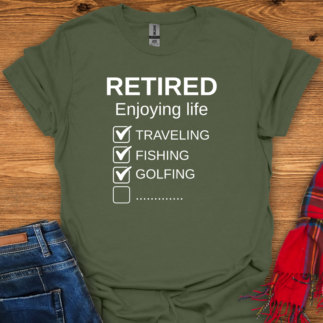 Retirement Checklist T-Shirt