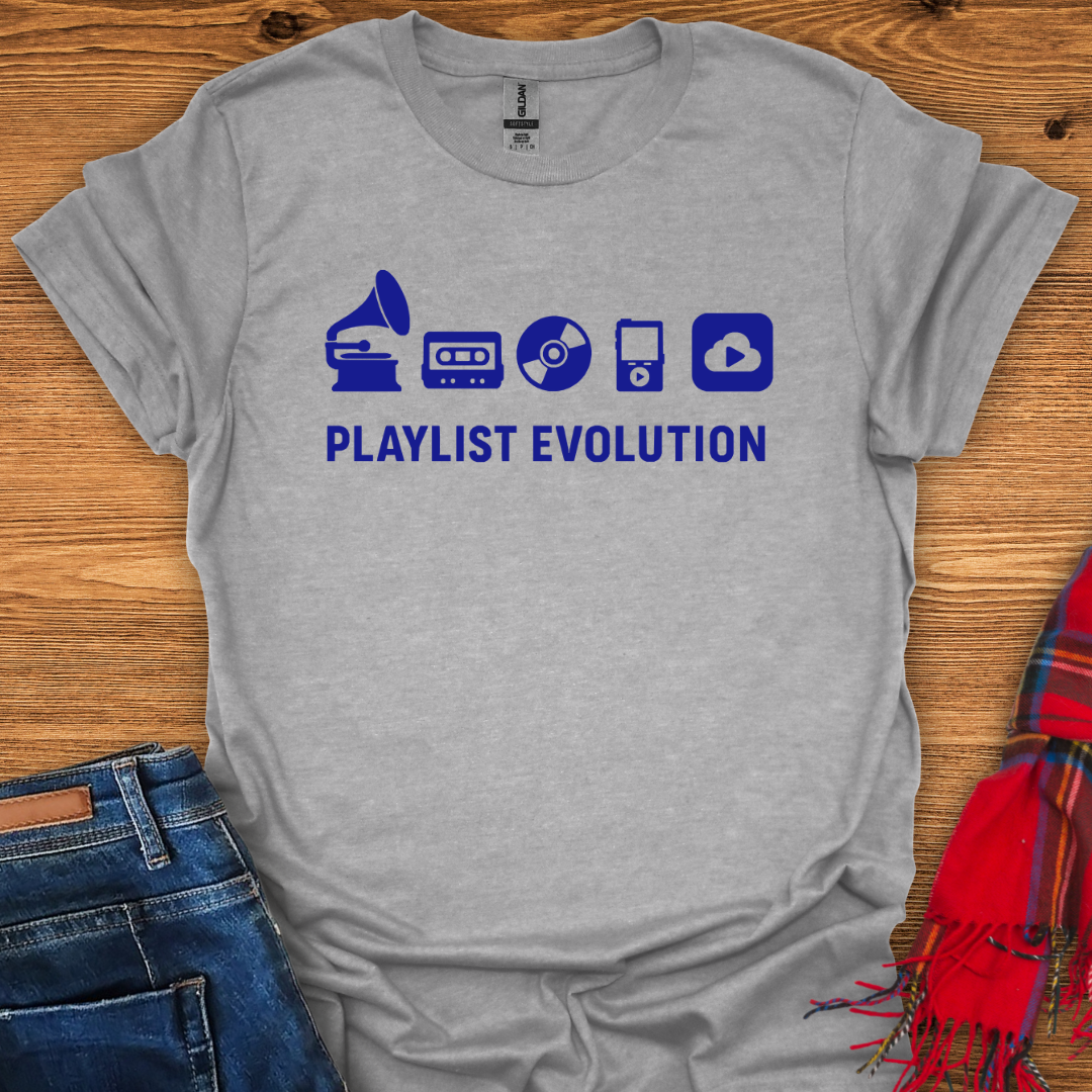 Playlist Evolution T-Shirt