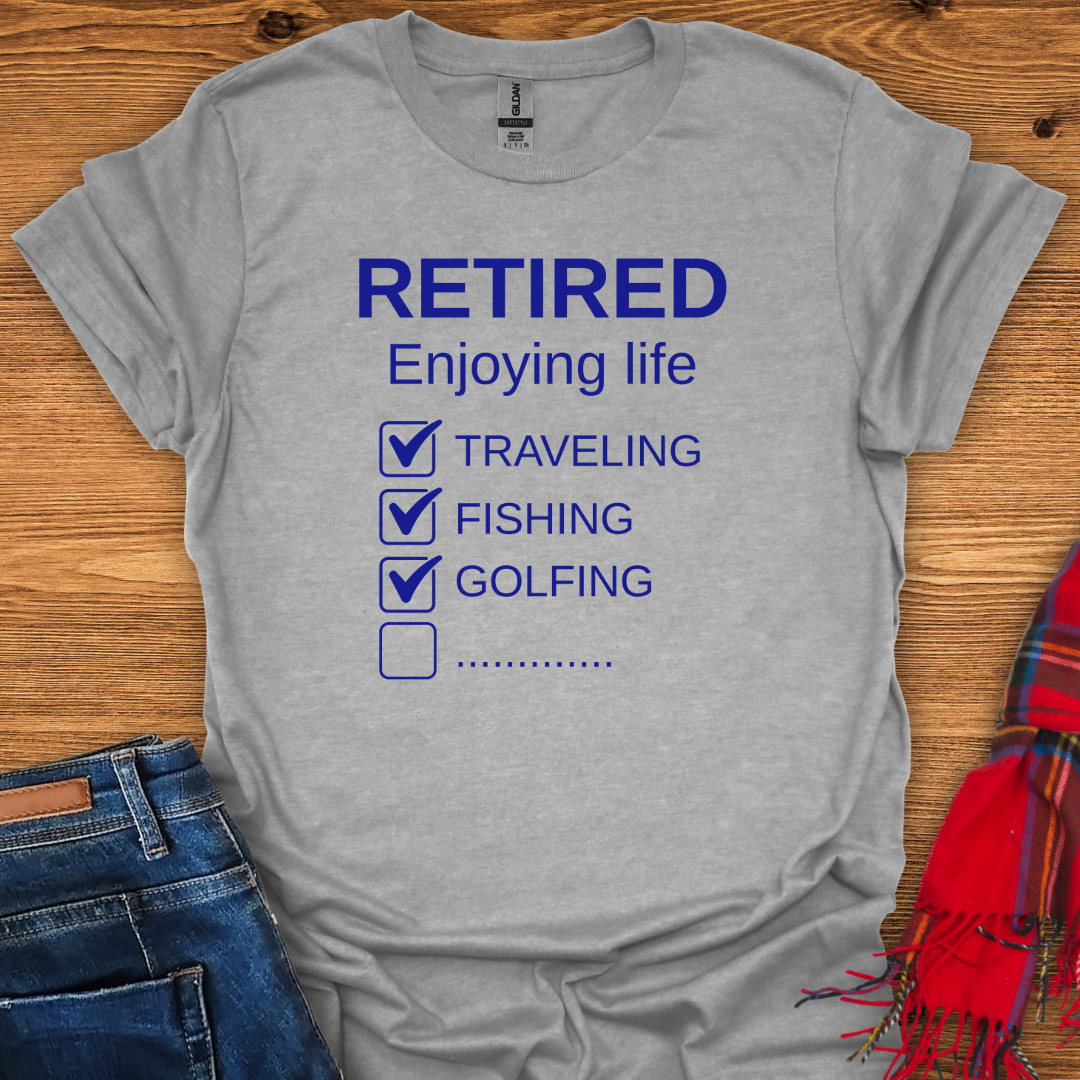 Retirement Checklist T-Shirt