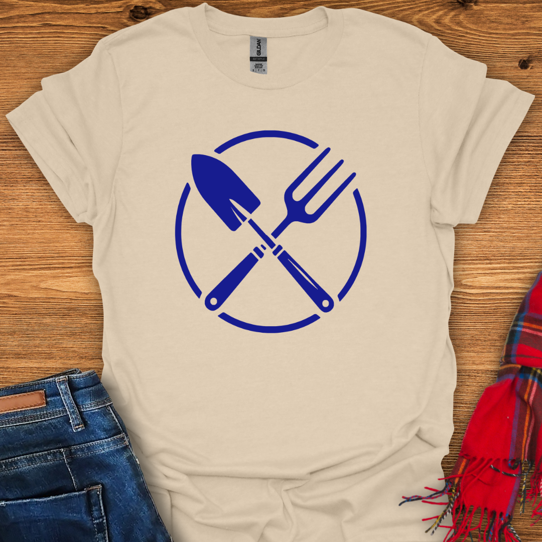 Garden Tools Emblem T-Shirt
