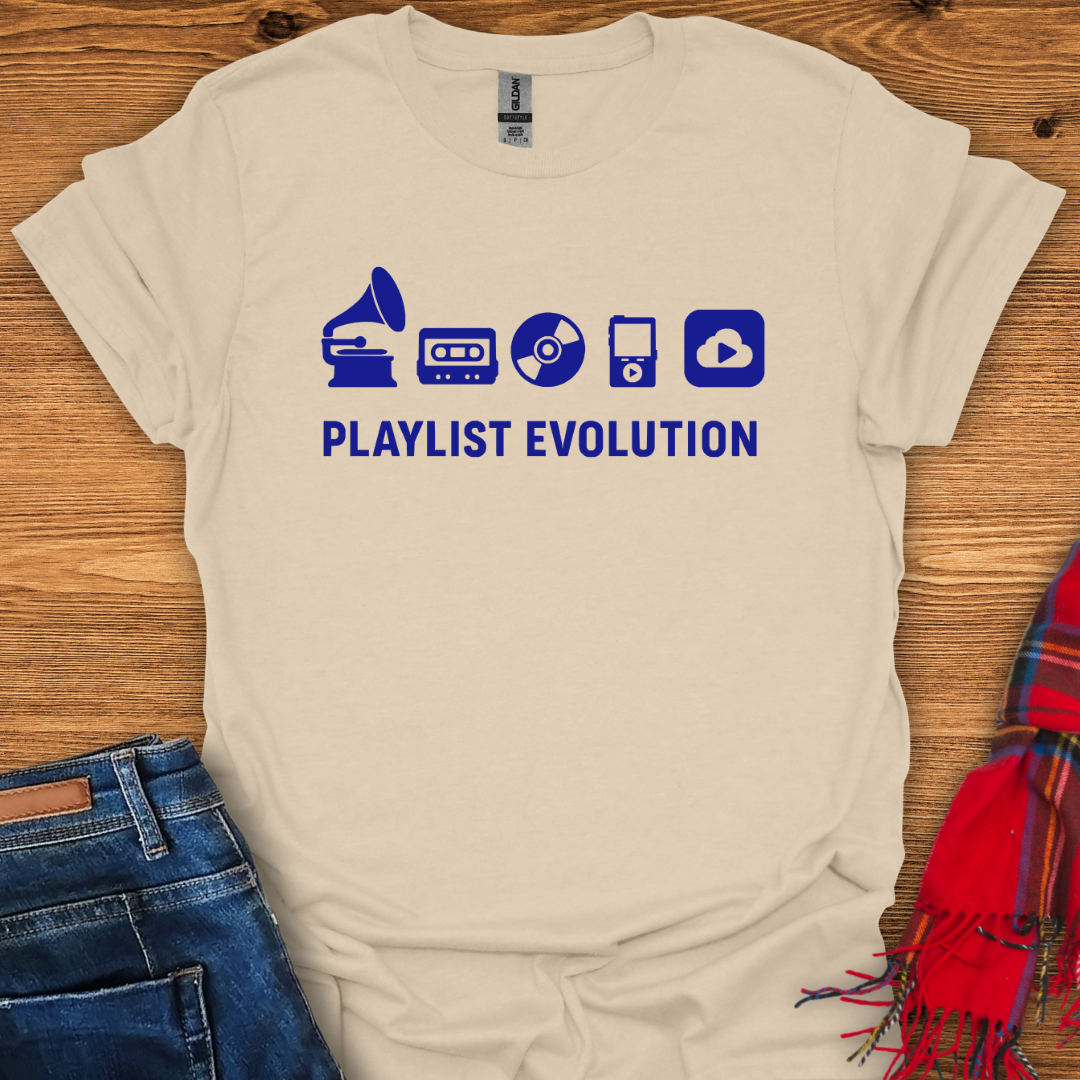 Playlist Evolution T-Shirt