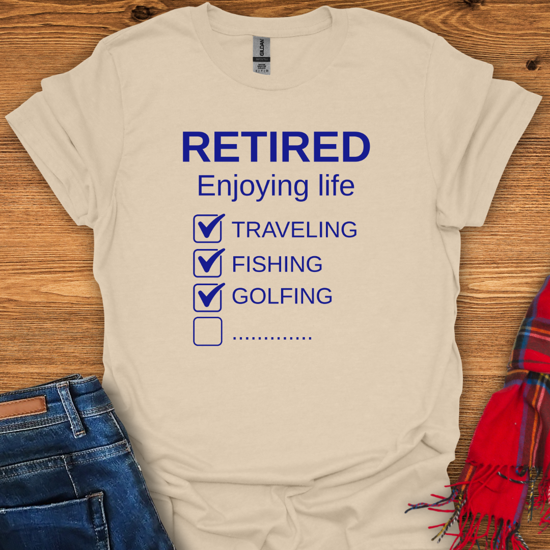 Retirement Checklist T-Shirt