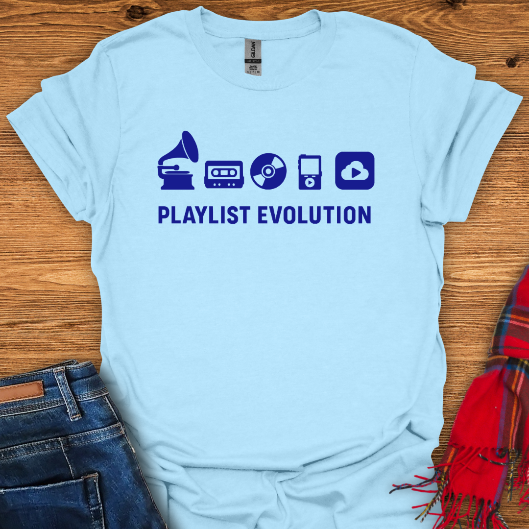 Playlist Evolution T-Shirt